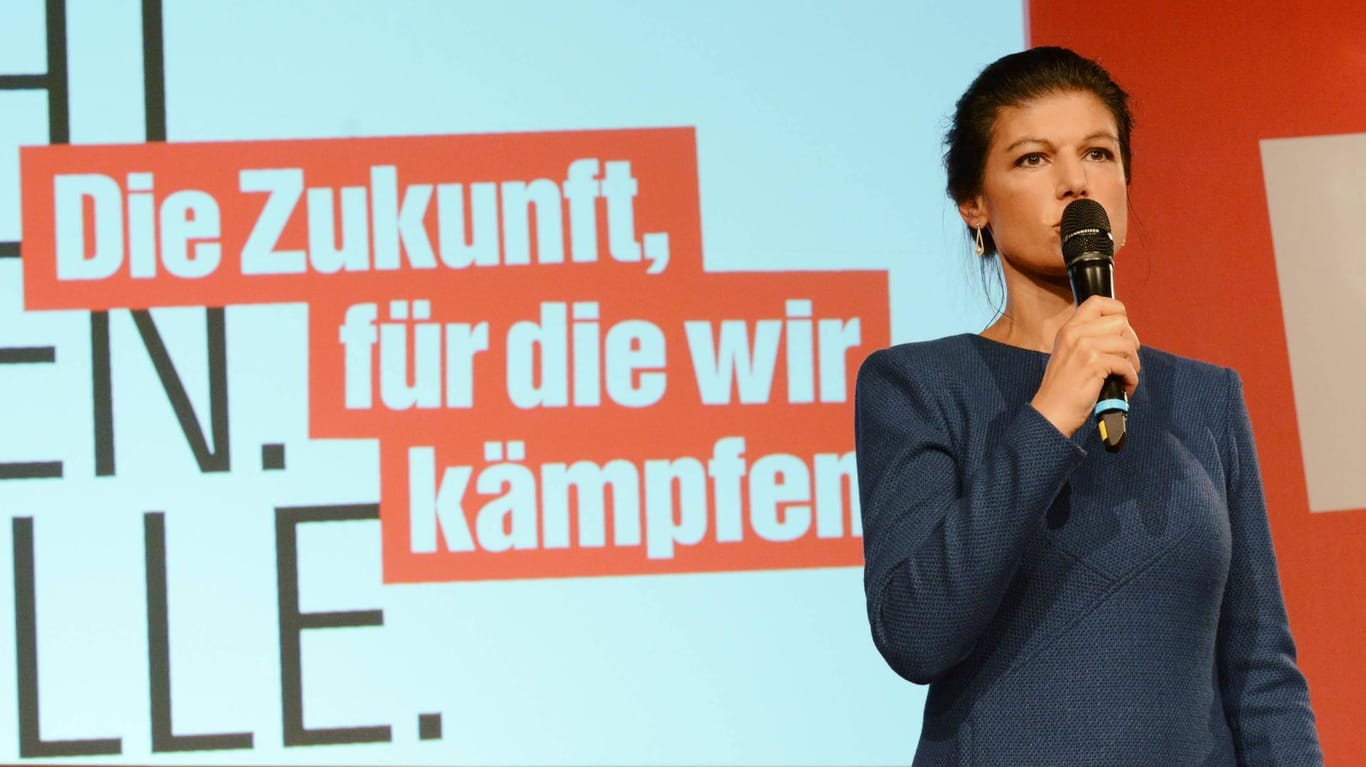 "Die SPD soll in die Opposition", findet Linke-Spitzenkandidatin Sahra Wagenknecht.