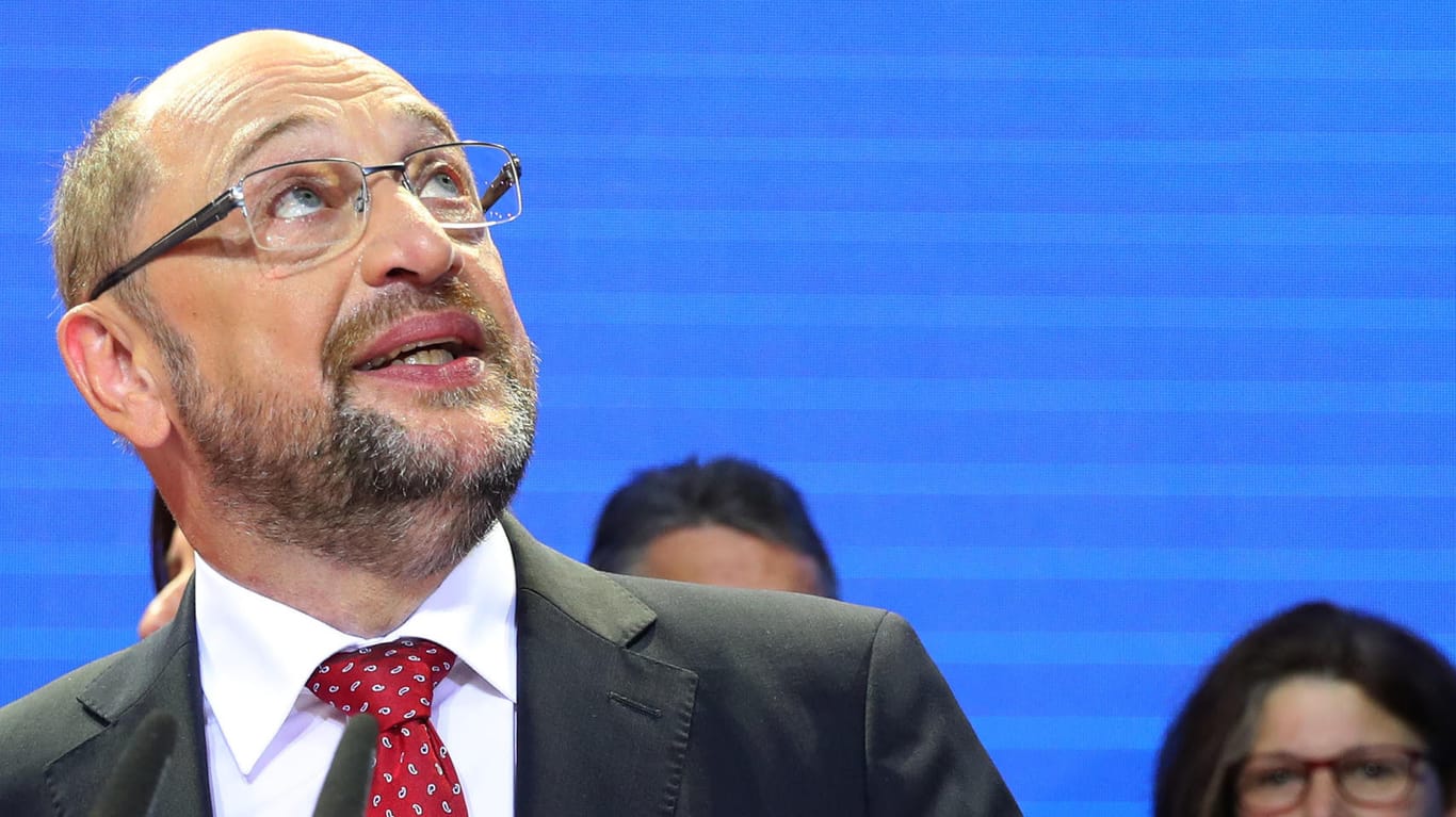 SPD-Kanzlerkandidat Martin Schulz in der Parteizentrale in Berlin.
