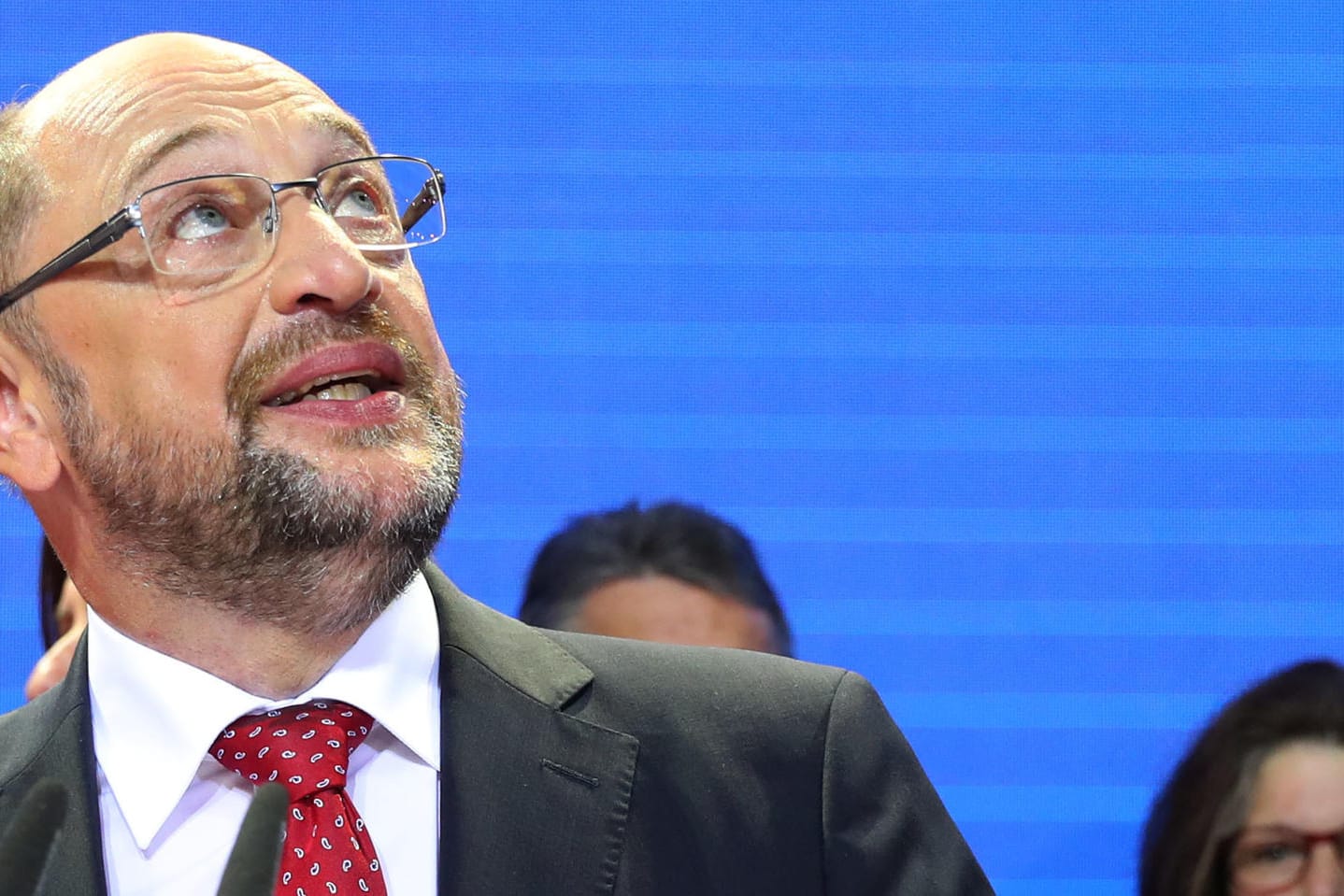 SPD-Kanzlerkandidat Martin Schulz in der Parteizentrale in Berlin.