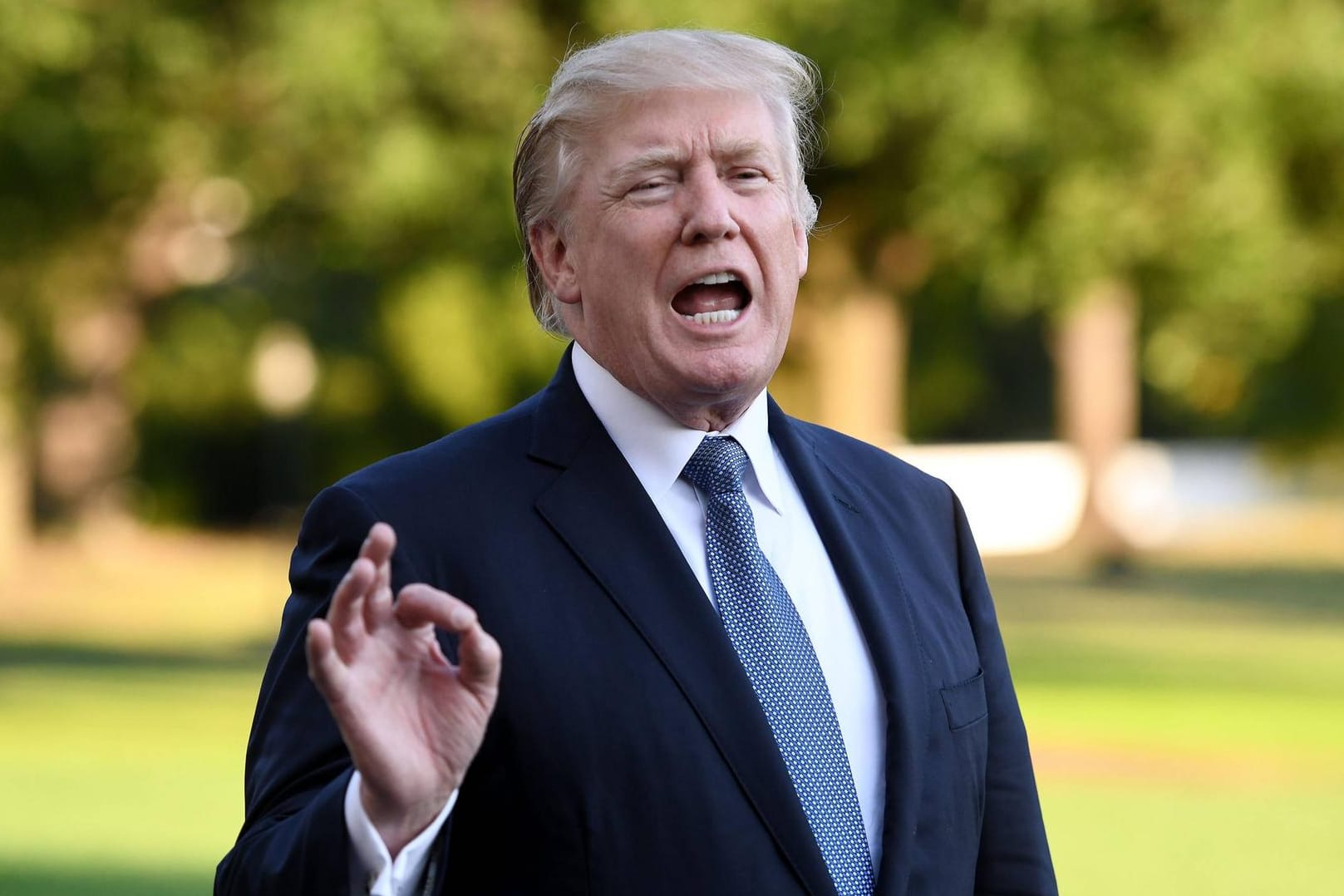 US-Präsident Trump sagt, er wolle die "Sicherheit der Amerikaner" gewährleisten.