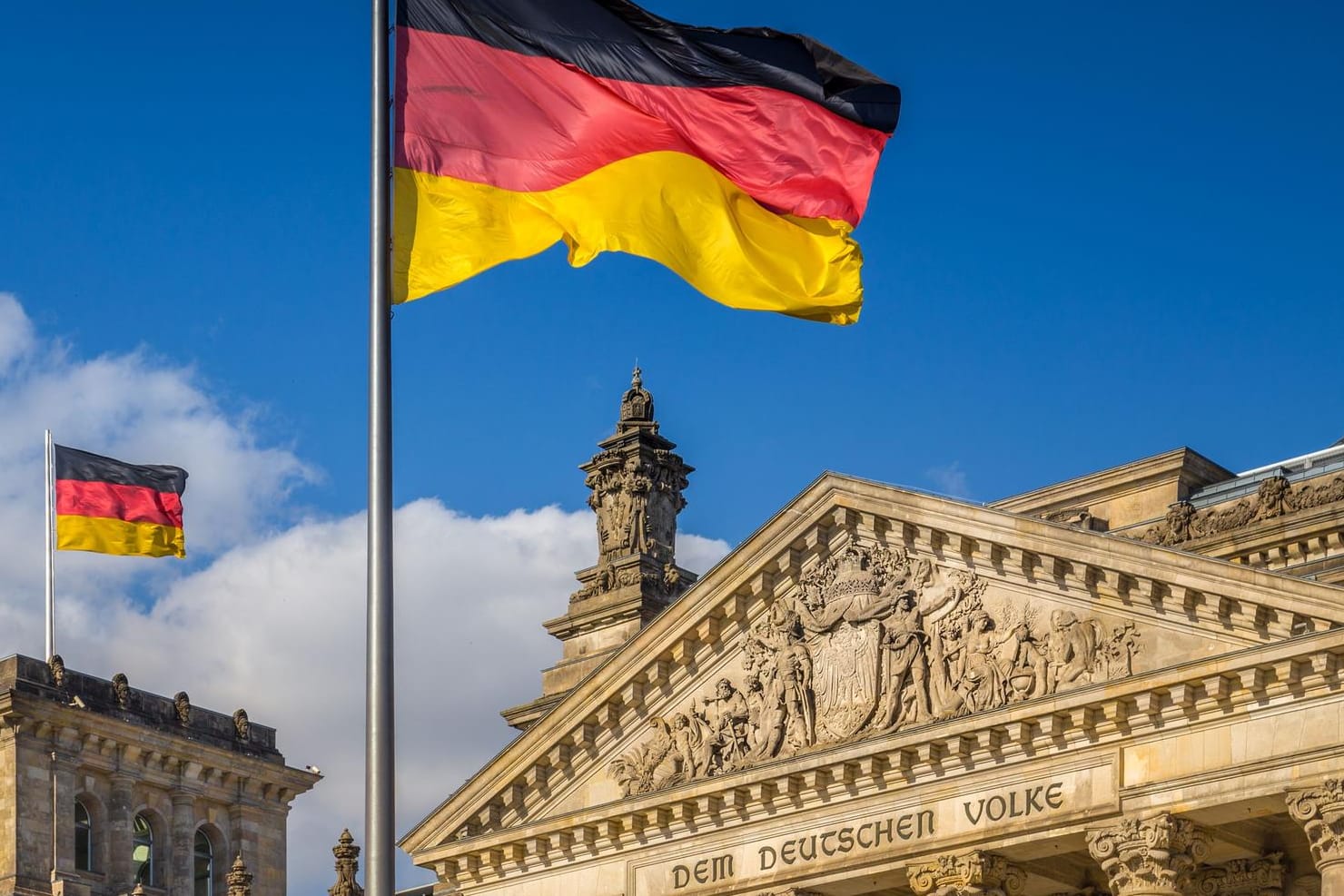 Deutscher Bundestag im Reichstagsgebäude Berlin