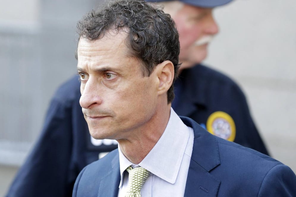 21 Monate Haft: Anthony Weiner nach dem Gerichtsurteil in New York.