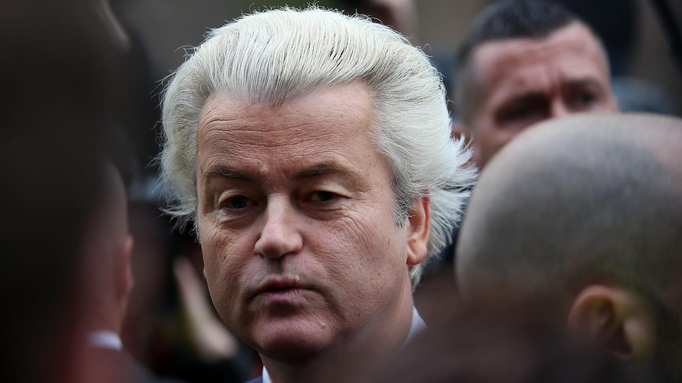 Geert Wilders, Chef der niederländischen rechtspopulistischen Partei PVV, hat in seinem Land für einen Rechtsruck gesorgt.