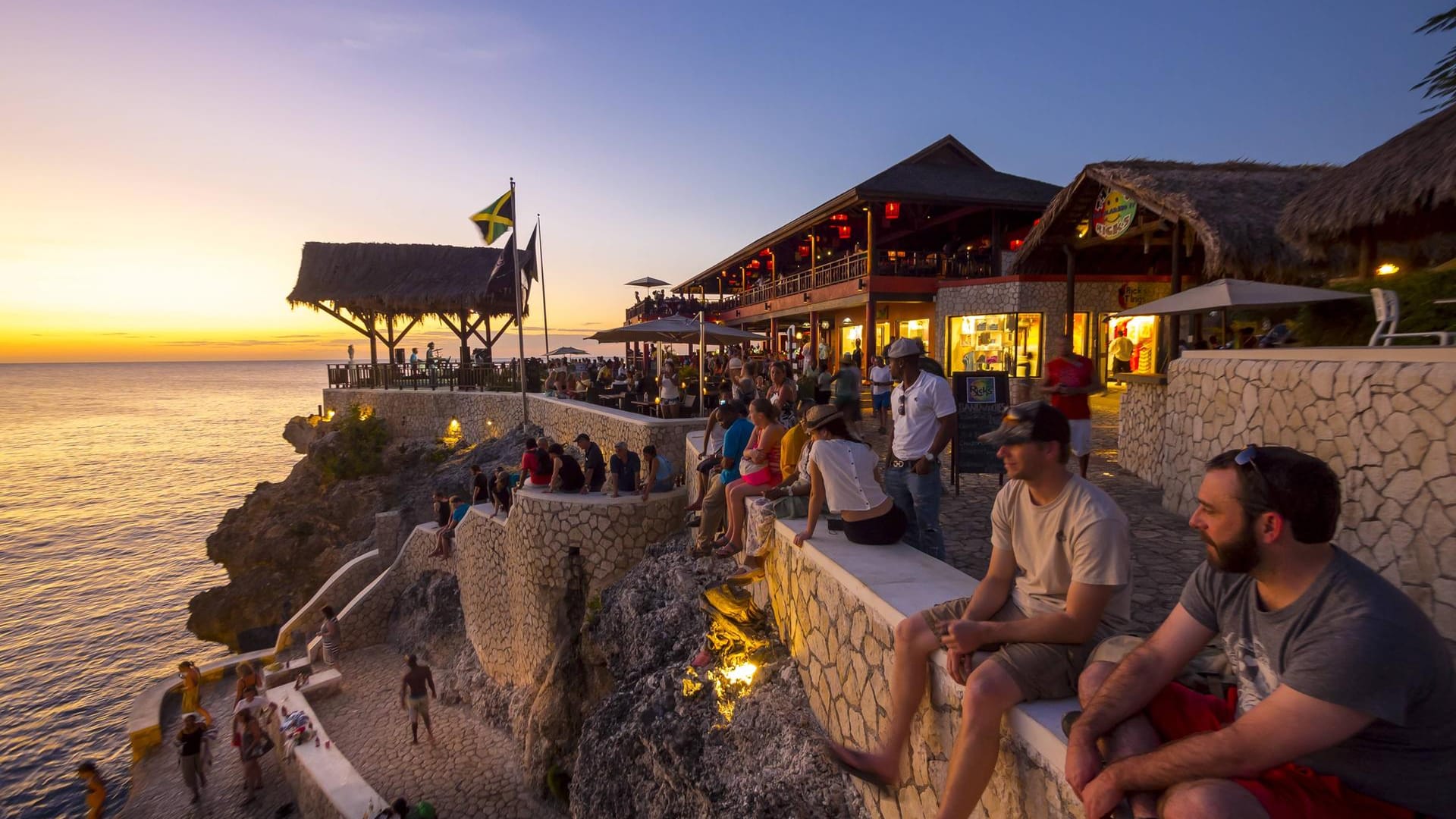 Das legendäre "Rick's Cafè" in Negril auf Jamaika.