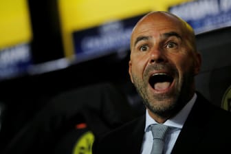 BVB-Coach Peter Bosz ärgerte sich nach dem Spiel über das nicht geahndete Handspiel von Real-Kapitän Sergio Ramos.