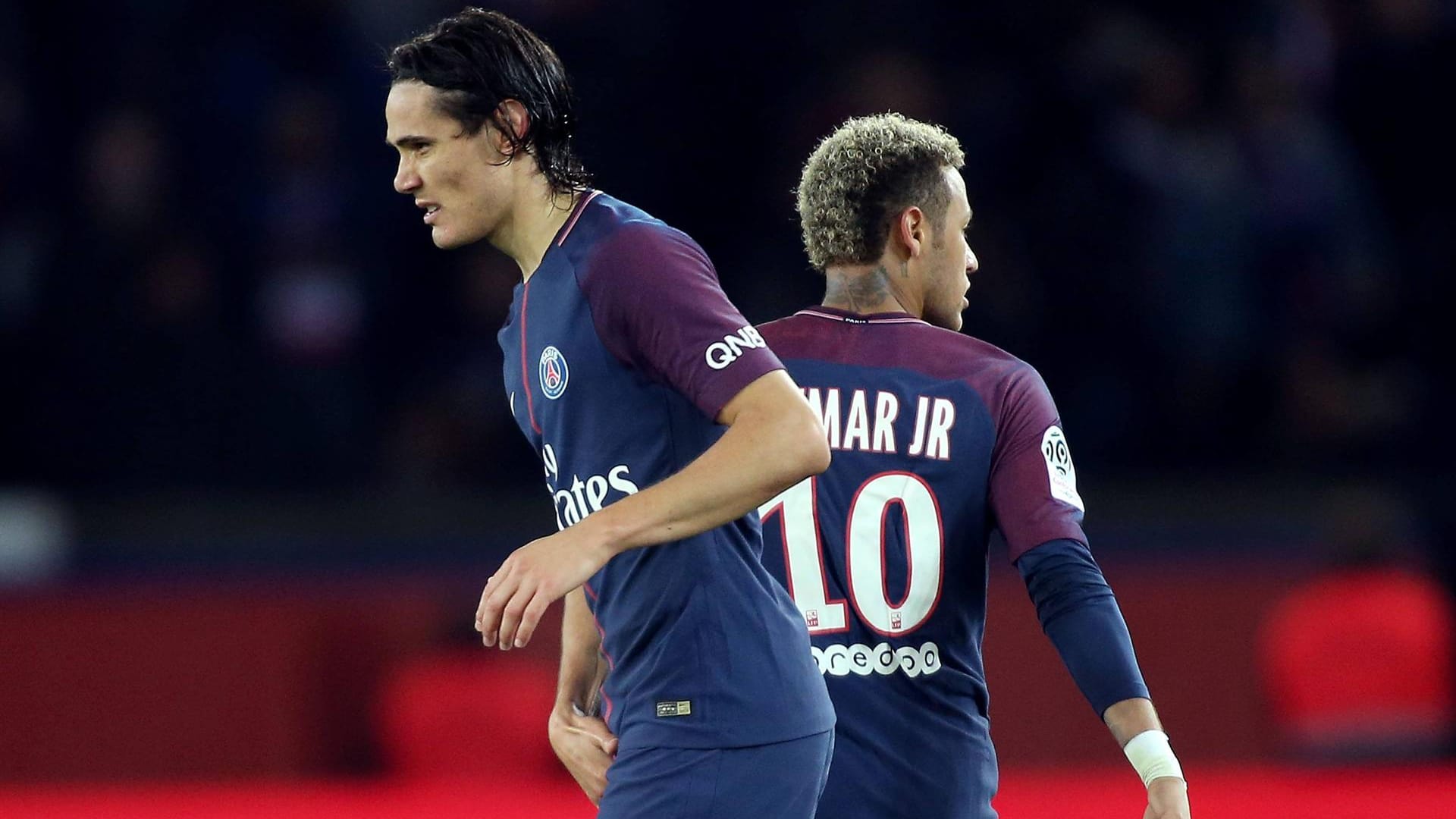 Werden wohl keine Freunde mehr: Edinson Cavani und Neymar.