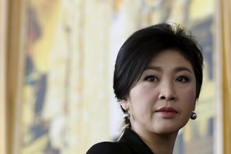 Ehemalige Premierministerin von Thailand, Yingluck Shinawatra, 2015 bei Gericht in Bangkok