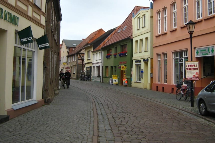 Die Altstadt von Malchow ist idyllisch, Ausländer sieht man hier kaum.