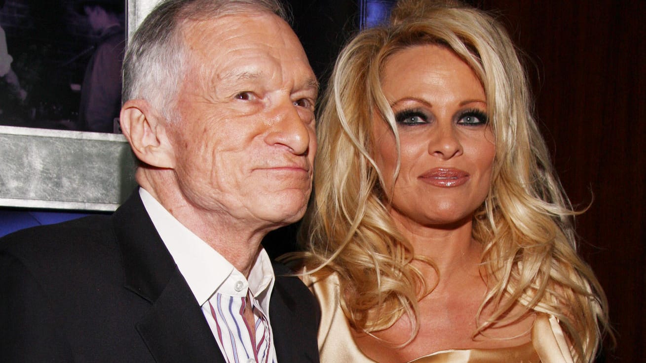 Pamela Anderson zog mehrere Mal für "Playboy"-Chef Hugh Hefner blank.