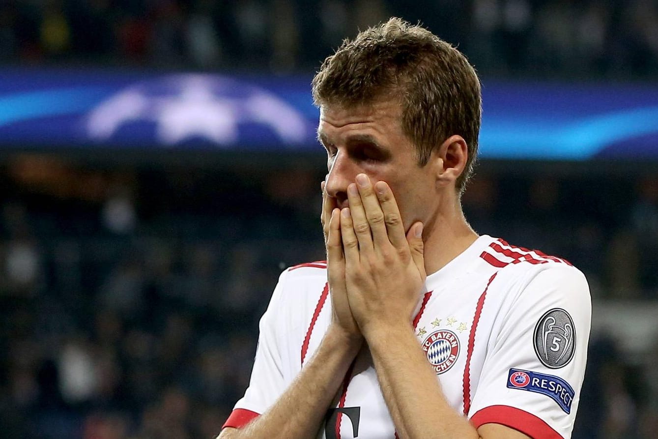 Thomas Müller ist nach der Niederlage in Paris enttäuscht.