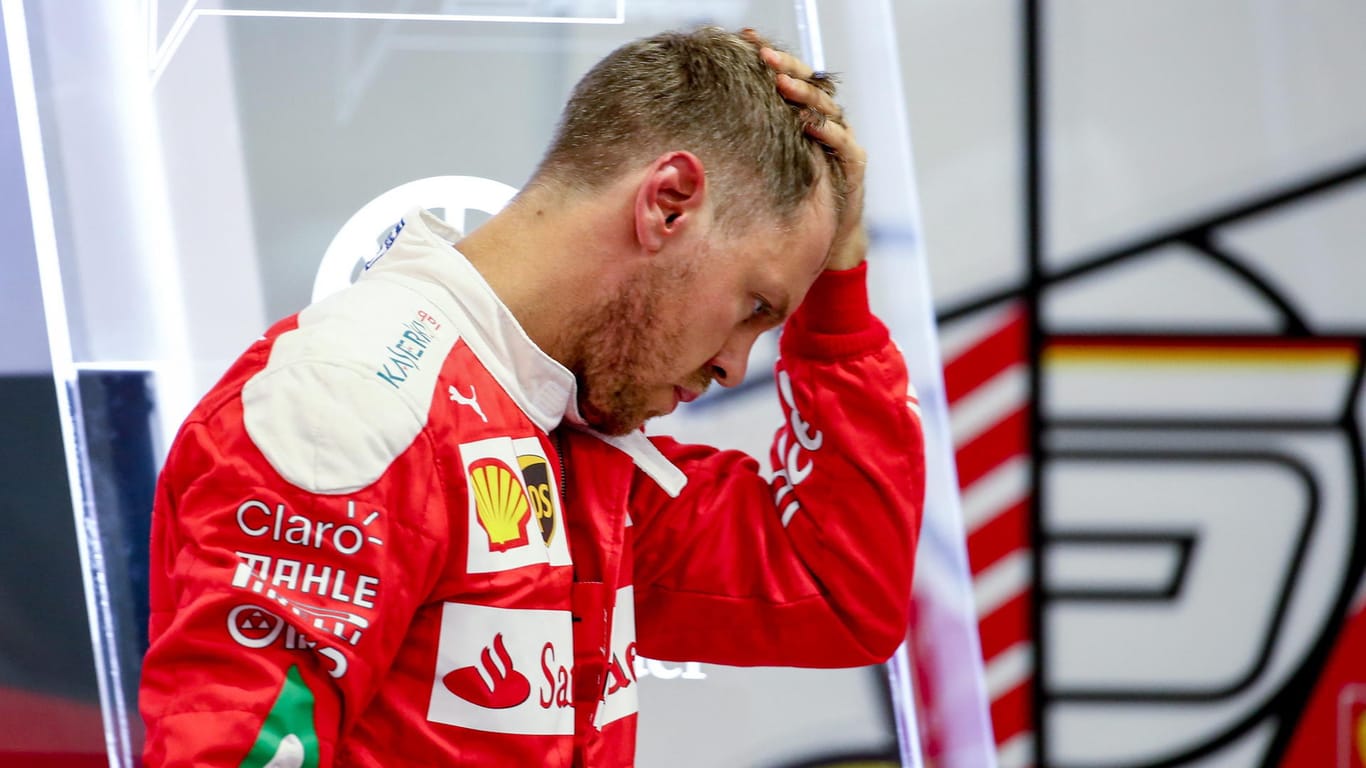 Sebastian Vettel droht im schlimmsten Fall ein Getriebewechsel und damit ein Verlust von fünf Startplätzen.