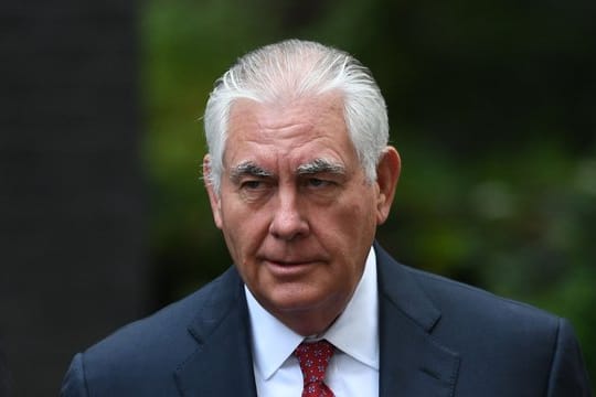 Der US-amerikanische Außenminister Rex Tillerson Mitte September bei einem Besuch in London.