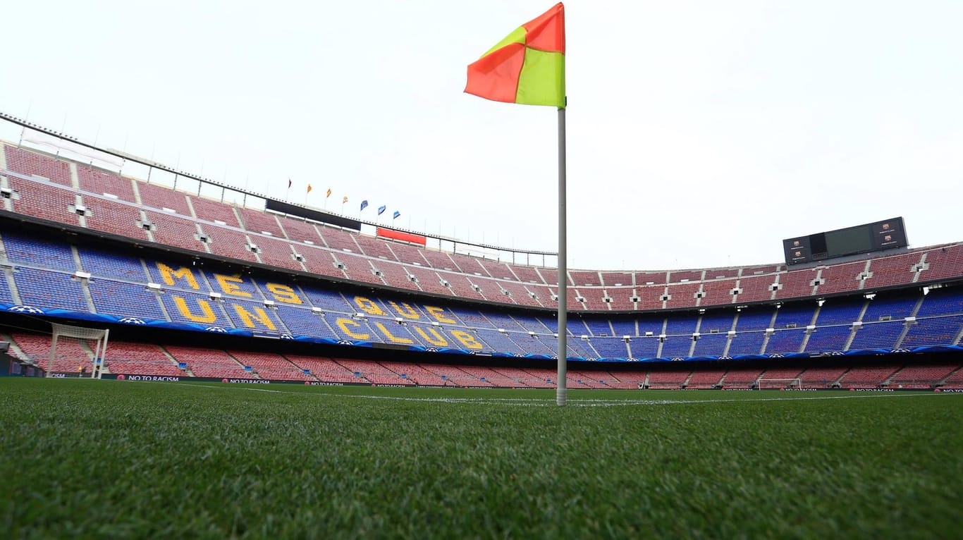 Das Camp Nou bleibt wegen der Sicherheitsbedenken leer.