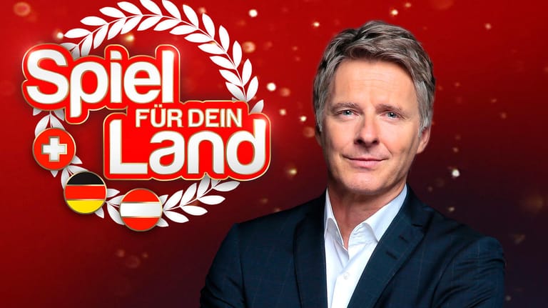 Bei "Spiel für Dein Land" treten Promis aus Österreich, Deutschland und der Schweiz gegeinander an. Moderator der Show ist Jörg Pilawa.