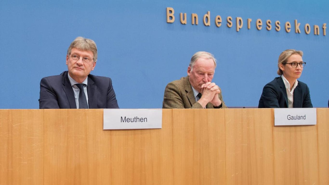 Jörg Meuthen hat sich gegen Alice Weidel und Alexander Gauland als Kandidaten für die Parteiführung der AfD ausgesprochen.