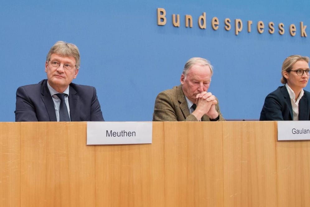 Jörg Meuthen hat sich gegen Alice Weidel und Alexander Gauland als Kandidaten für die Parteiführung der AfD ausgesprochen.