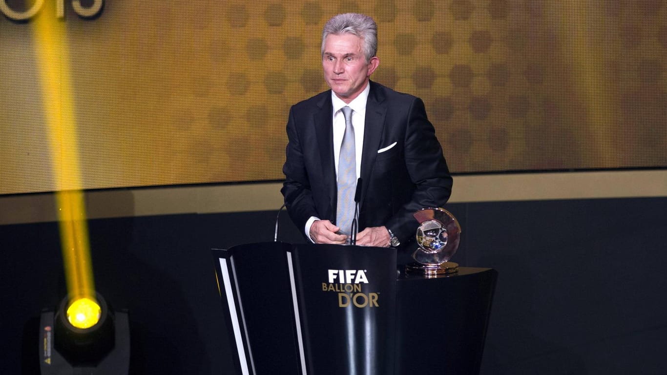 Jupp Heynckes bei der Preisverleihung zum FIFA Welttrainer des Jahres 2013.