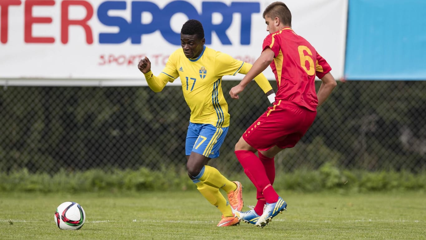 Filston Mawana (l.), hier noch im Trikot der schwedischen U16, stürmt seit Januar für Hoffenheim.