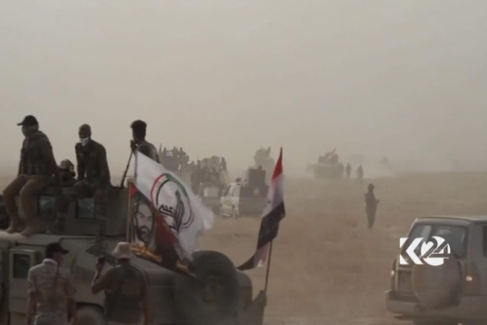 Irakische Soldaten meldeten erfolgreiche Rückeroberung Al-Hawidschas (Nordirak).