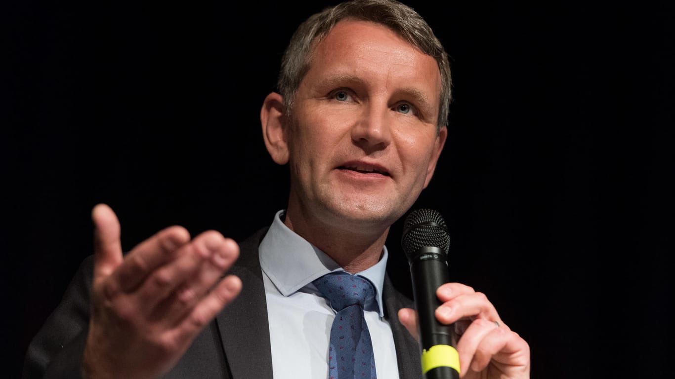 Fiel immer wieder mit rechtsradikalen Äußerungen auf: der Thüringer AfD-Landtagsfraktionschef Björn Höcke.