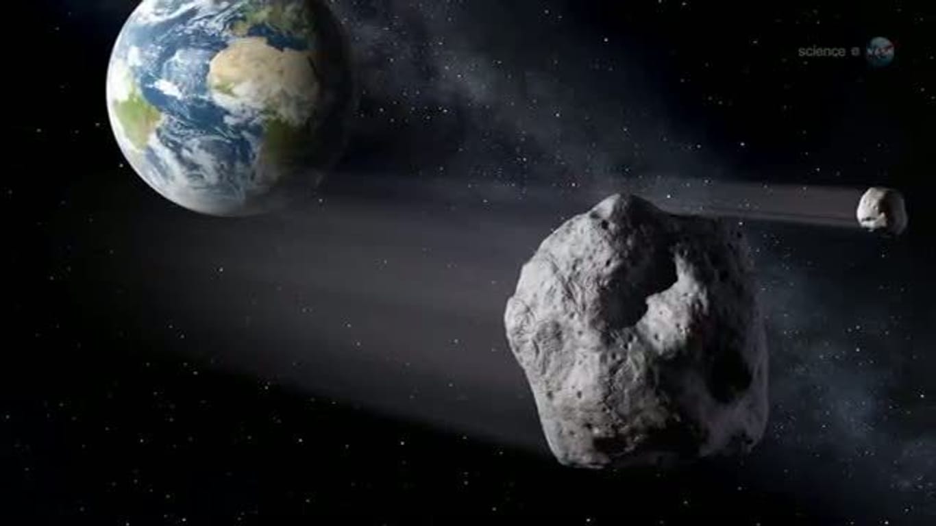 Der Asteroid 2012 TC4 wird die Erde nach kosmischen Maßstäben in sehr kurzer Distanz passieren.