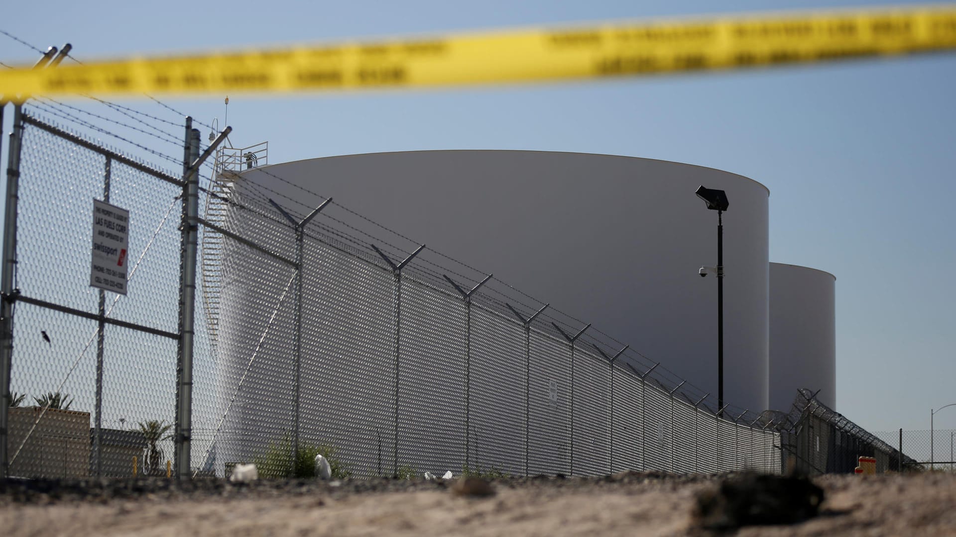 Der Schütze von Las Vegas hatte auch einen Treibstofftank des nahen Flughafens getroffen.