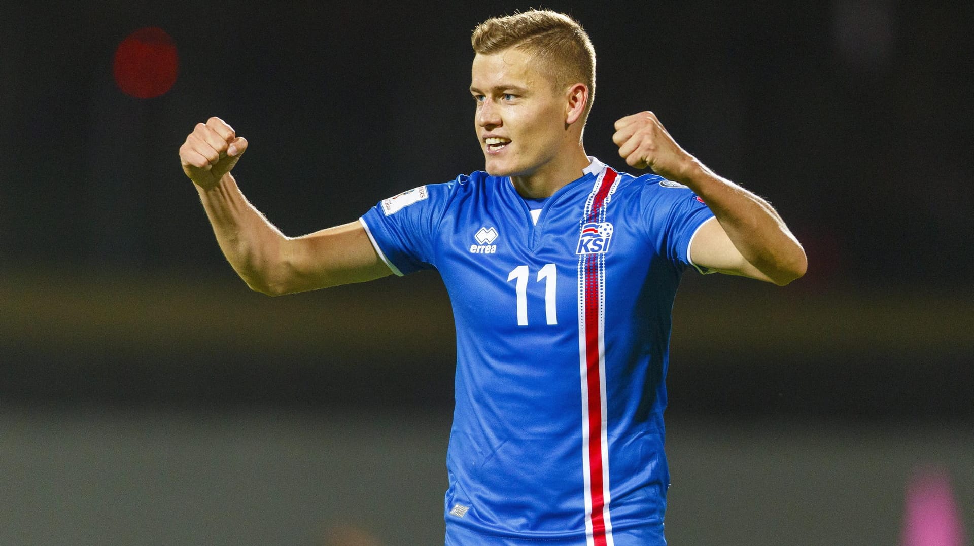 Alfred Finnbogason ist einer der Protagonisten im Team der isländischen Nationalmannschaft.