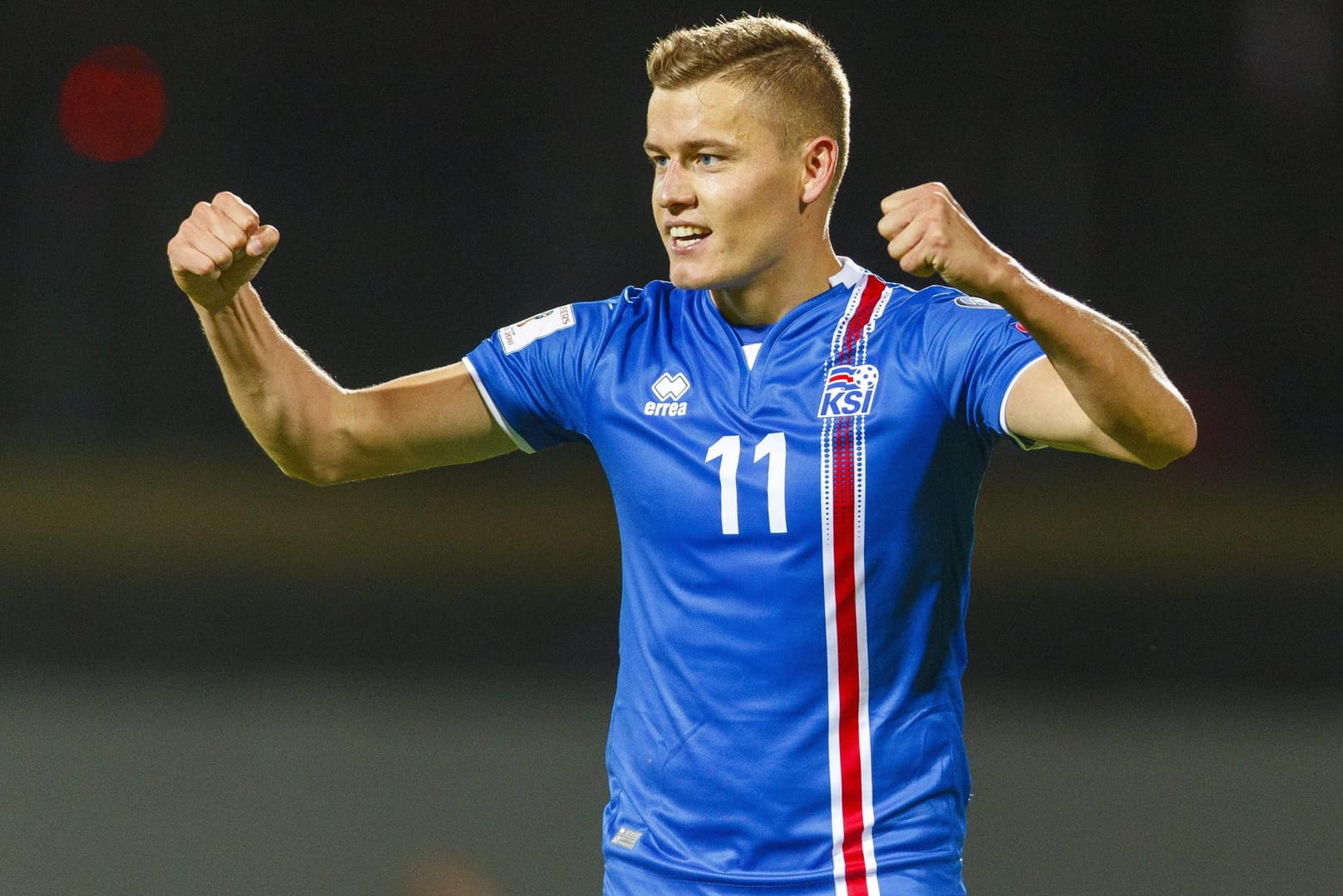 Alfred Finnbogason ist einer der Protagonisten im Team der isländischen Nationalmannschaft.