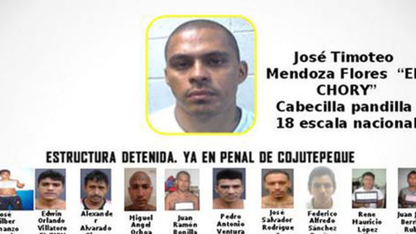 Bandenchef José Timoteo Mendoza hat von einem Gefängnis aus Morde in Auftrag gegeben. Er wurde zu 932 Jahren Gefängnis verurteilt.