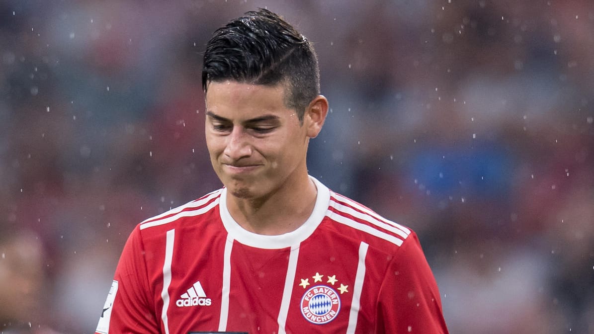 James Rodriguez ist noch nicht beim FC Bayern angekommen.