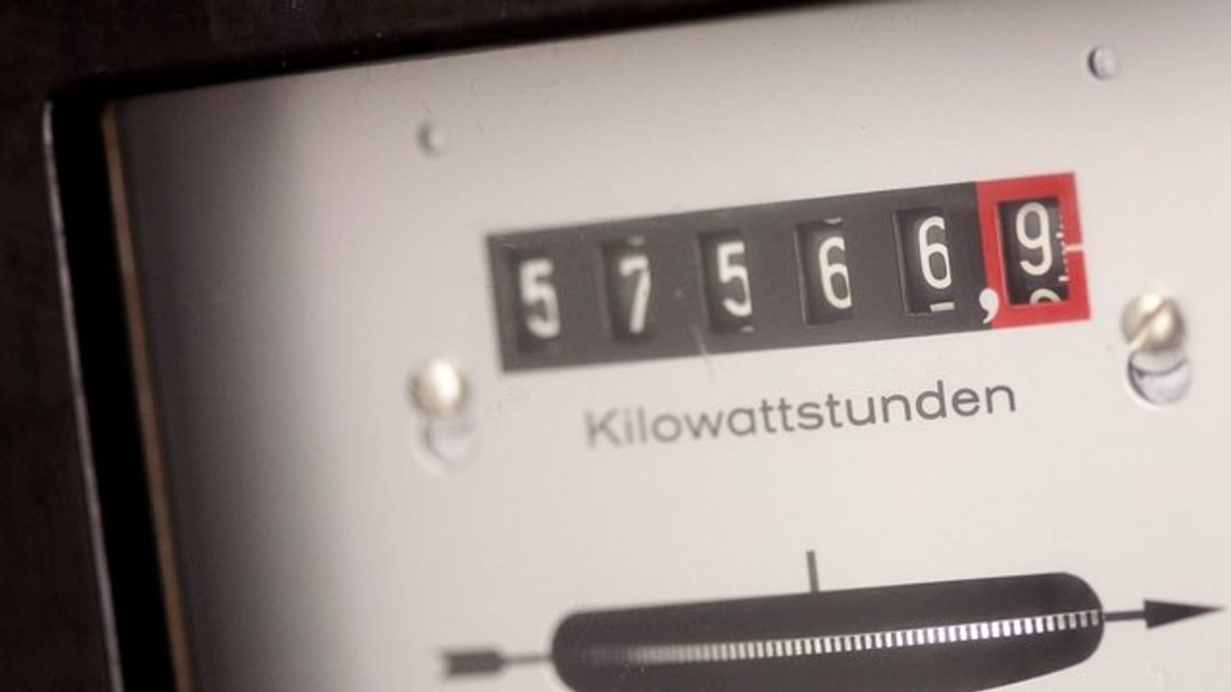 Typischer Zähler: Der Stromverbrauch im Haushalt wird in Kilowattstunden gemessen.