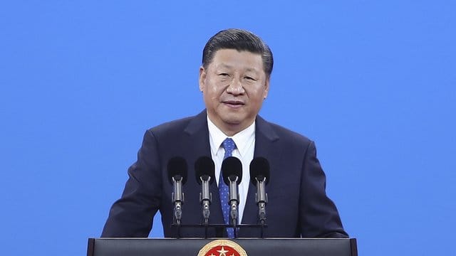 Chinas Präsident Xi Jinping Ende September bei einer Rede in Peking. Chinas Präsident Xi Jinping Ende September bei einer Rede in Peking.