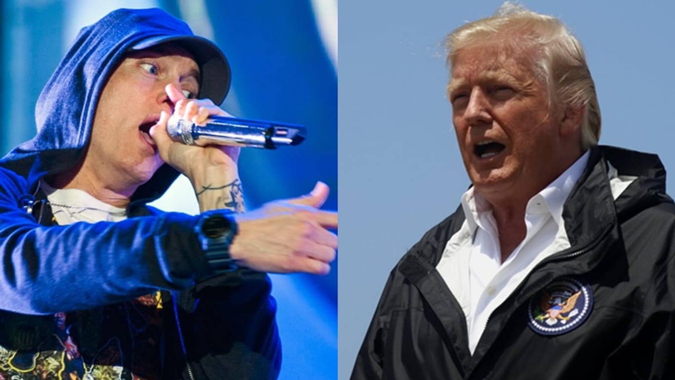 Eminem rappt Trump die Meinung.