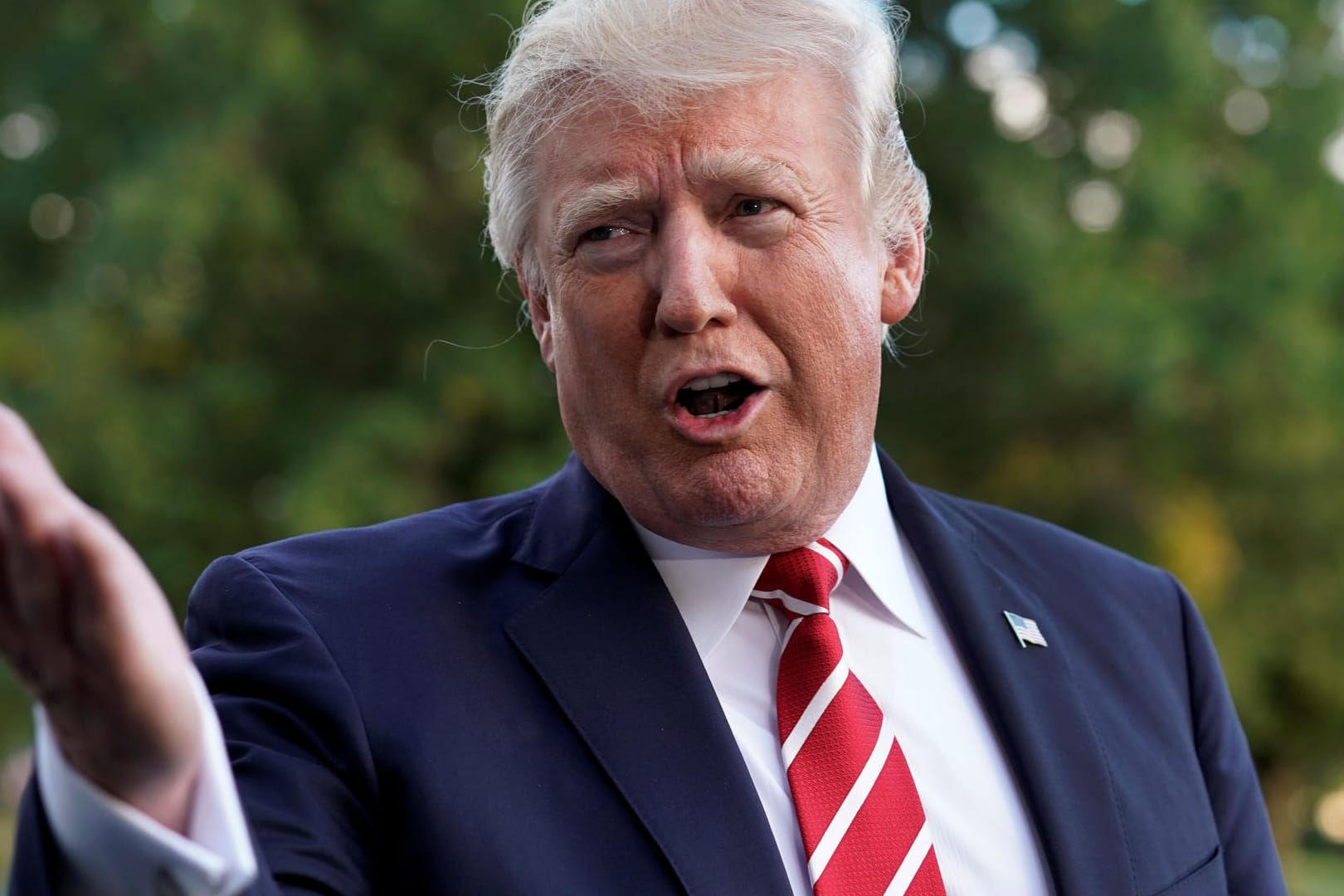 US-Präsident Donald Trump hat sich erneut mit den US-Medien angelegt.
