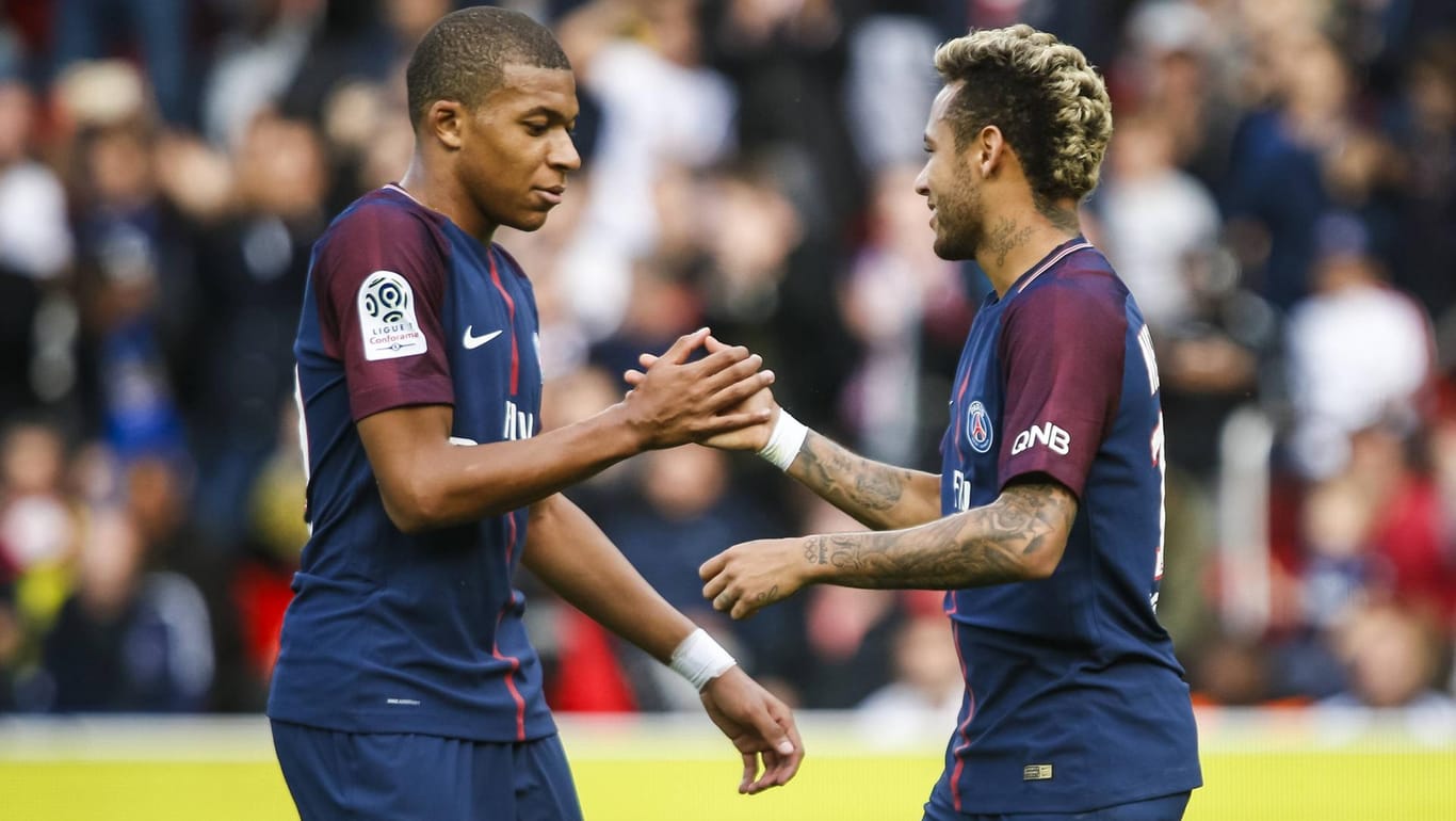 Traumsturm: Mbappé (l.) und Neymar bei Paris Saint-Germain.