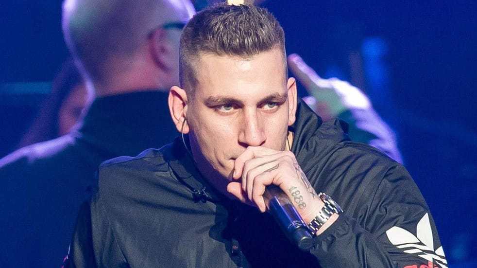 Der Rapper Gzuz von der Hamburger Band 187 Strassenbande.