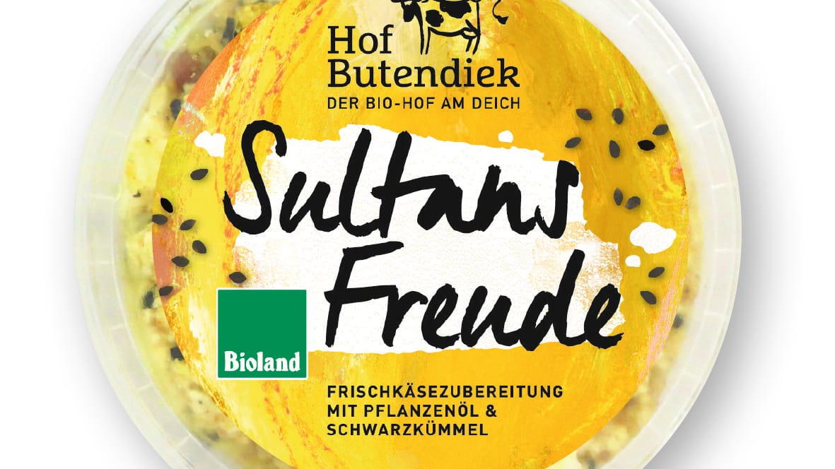 Sultans Freude mit/ohneDatteln (Frischkäsezubereitung).