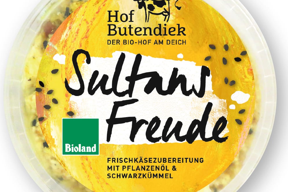 Sultans Freude mit/ohneDatteln (Frischkäsezubereitung).