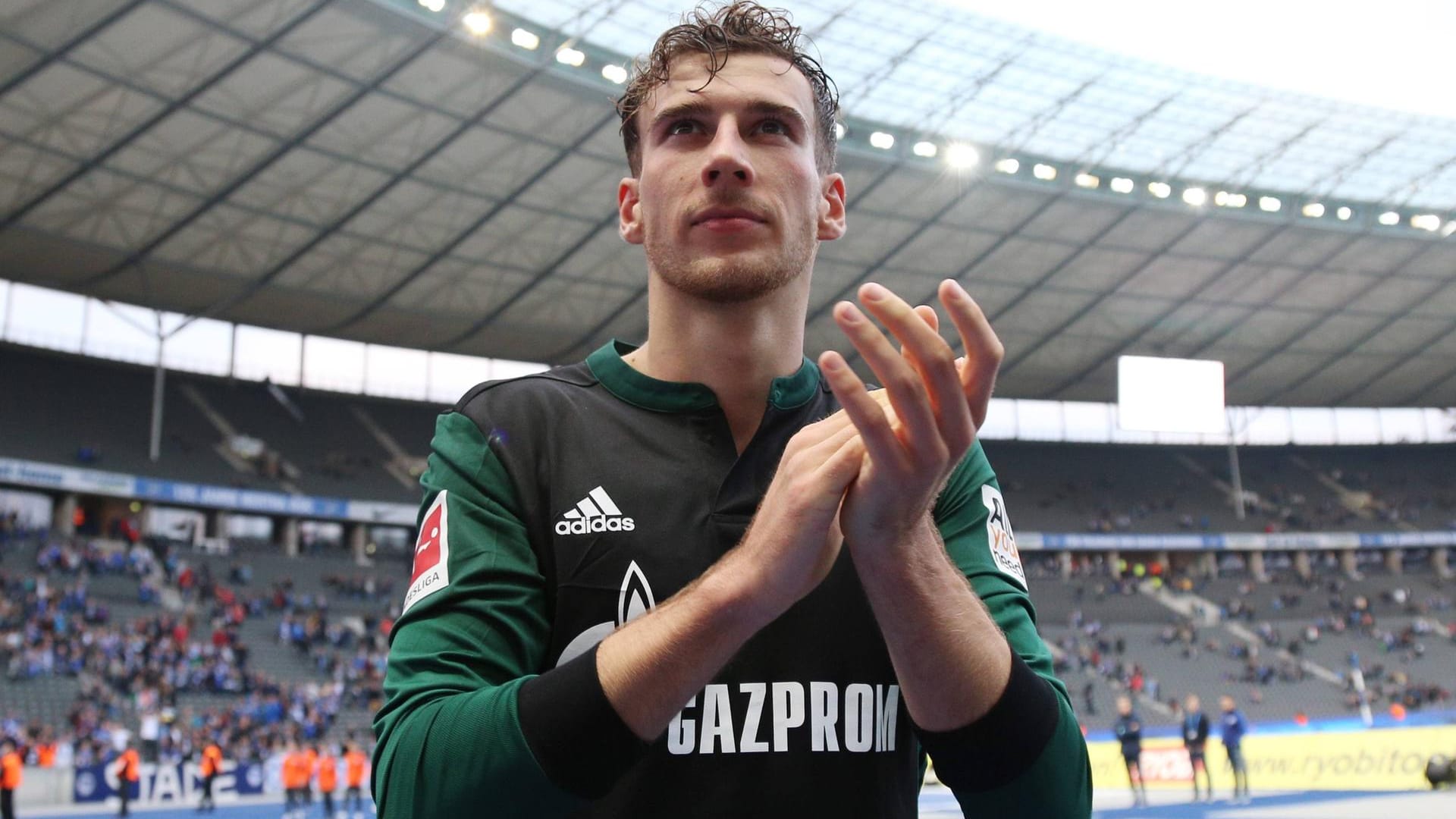 Leon Goretzka nach dem Spiel bei Hertha BSC.