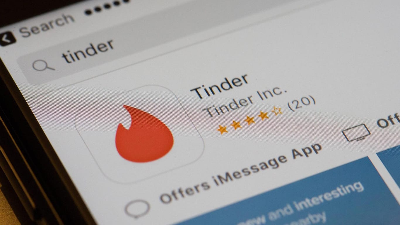 Die Dating-App Tinder hat heute rund 50 Mio. Nutzer.