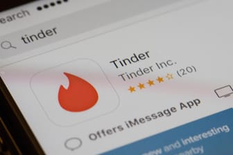 Die Dating-App Tinder hat heute rund 50 Mio. Nutzer.