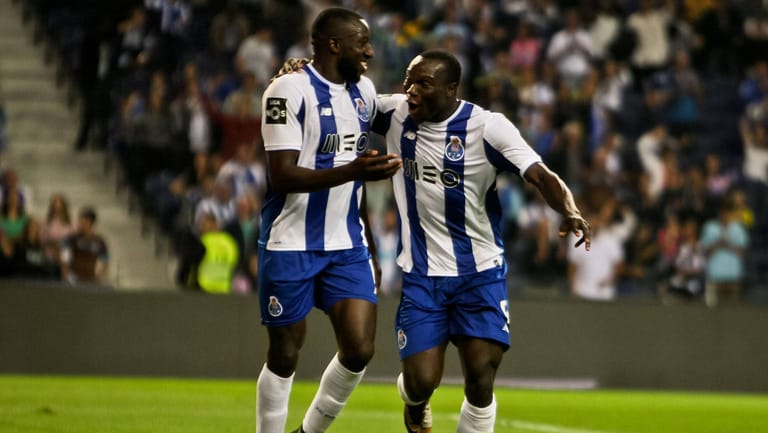 Moussa Marega (l.) und Vincent Aboubakar sind die Top-Torjäger des FC Porto.