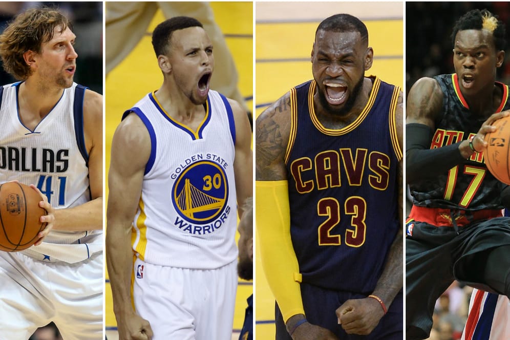 Dirk Nowitzki, Stephen Curry, LeBron James und Dennis Schröder stehen vor einer spannenden Saison.