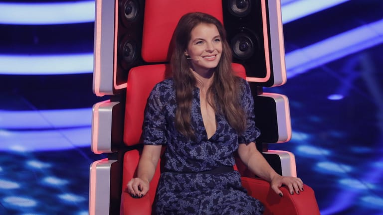 Yvonne Catterfeld saß 2016 zum ersten Mal auf einem der roten Stühle bei TVoG.