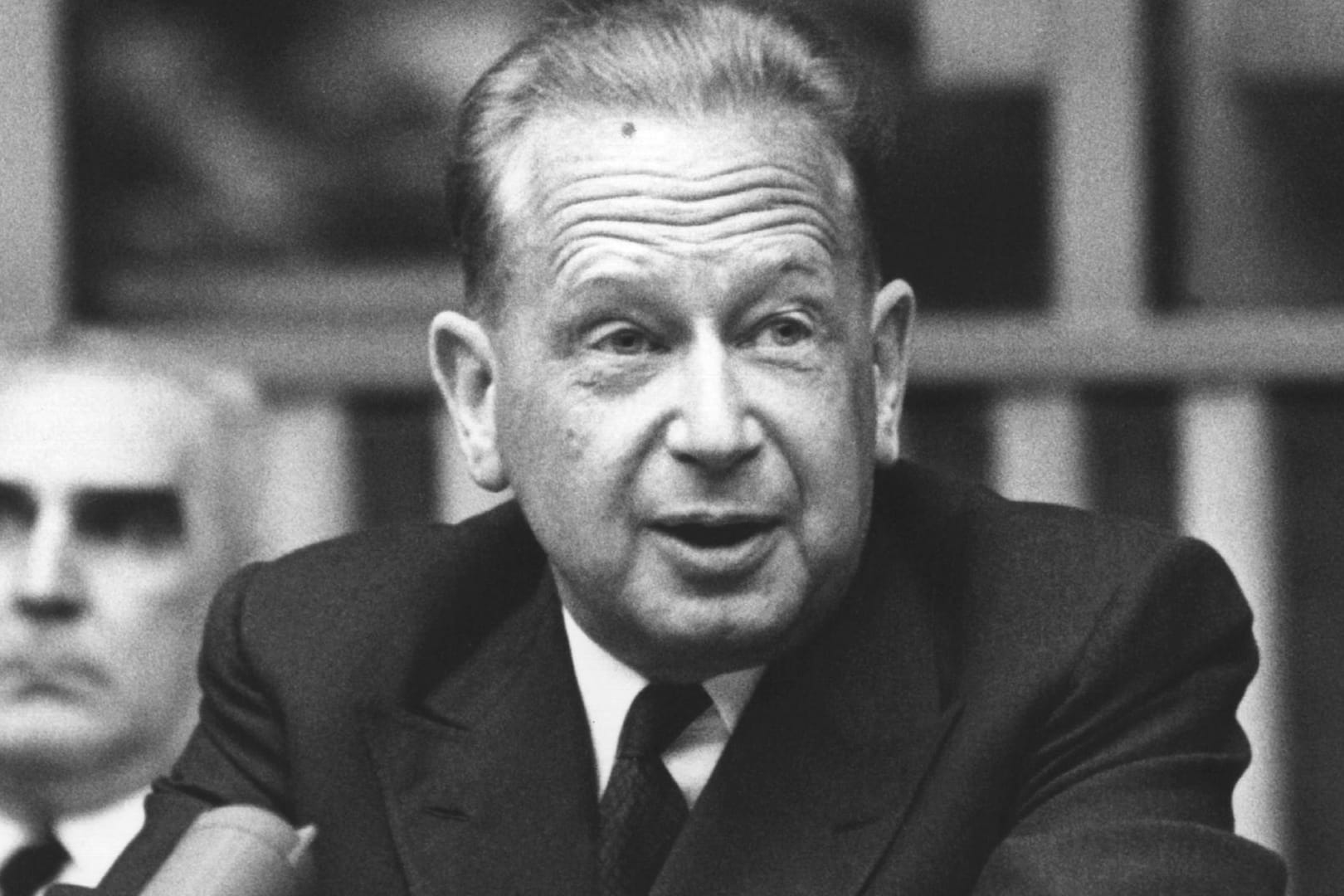 Der schwedische UN-Generalsekretär Dag Hammarskjöld 1961