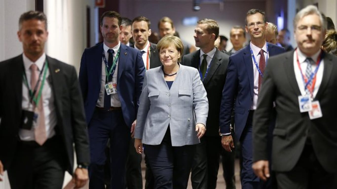Bundeskanzlerin Angela Merkel beim EU-Gipfel in Brüssel.