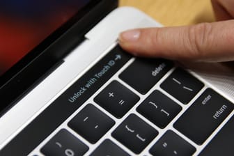 Fingerabdrucksensor eines MacBook Pro