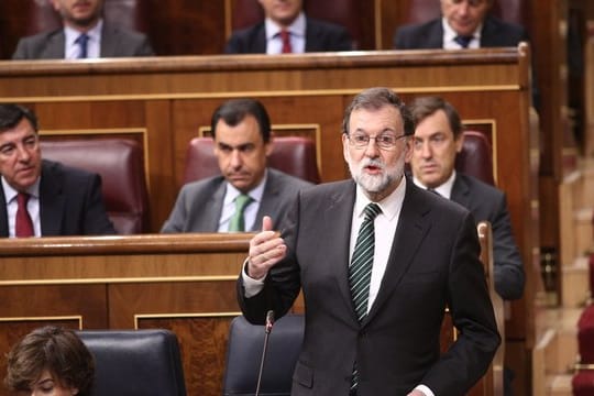 Der spanische Ministerpräsident Mariano Rajoy in einer Parlamentssitzung.
