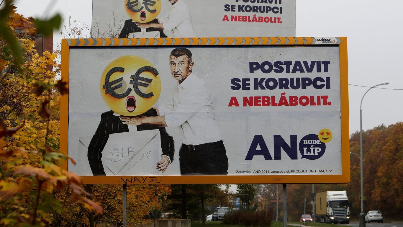 Tschechien: Andrej Babis gibt sich im Wahlkampf als Korruptionsbekämpfer. Ist aber selbst nicht frei von Vorwürfen.
