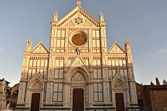 Außenansicht der Basilika Santa Croce, in der ein spanischer Tourist ums Leben kam.